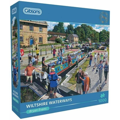 GIBSONS Vodní toky ve Wiltshire 1000 dílků