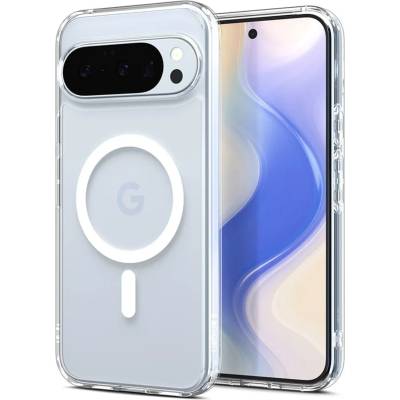 Spigen Ultra Hybrid MagSafe прозрачен бял - Google Pixel 10 Pro/Pixel 10 (ACS09702)