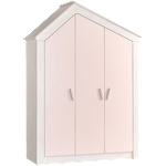 Carmen Трикрилен детски гардероб pink house (3575087)