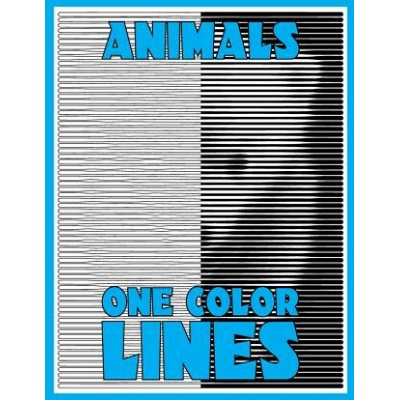 One Color Lines: Animals: New Type of Relaxation & Stress Relief Coloring Book for Adults