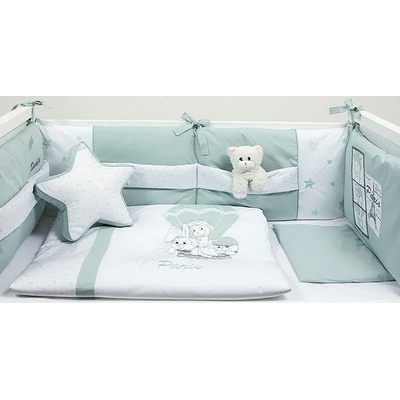 Bambino Casa Спален комплект Bambino Casa - Paris, Mint, 8 части (3003)