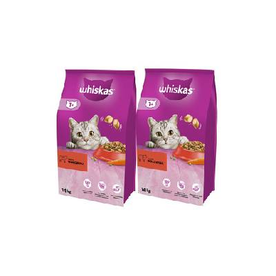 WHISKAS Adult Hovězí 2x14kg