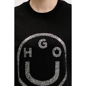 HUGO Blue Памучна тениска Oversized_tee_B_6 (50550141)