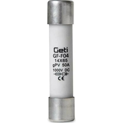 Pojistka GETI GF-F04 pro fotovoltaické systémy 50A/1000V DC (02450109)