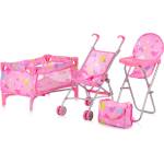 Chipolino Комплект за кукли 3 в 1 "Трикси (3800931060602)