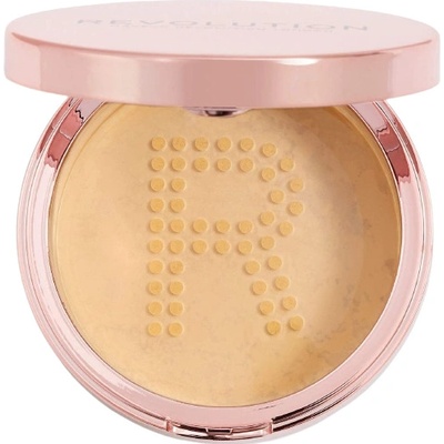 Makeup Revolution Прахообразна пудра Conceal & Fix, Deep Yellow, 13 g