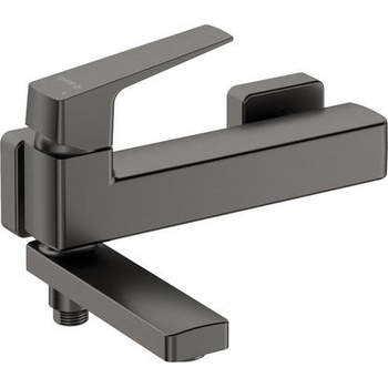 Deante Смесител за вана/душ blur, сгъваем, титан (bql_d12m)