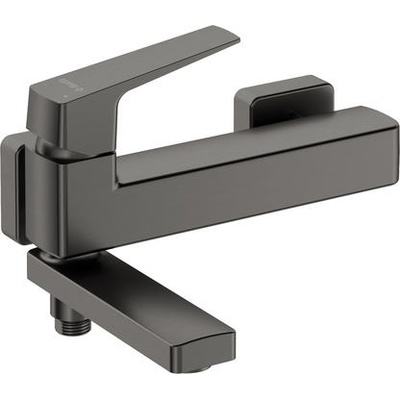 Deante Смесител за вана/душ blur, сгъваем, титан (bql_d12m)