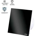VITO Вентилатор venti-gl100, Φ100мм, стъклен панел, лагер и клапа, черен, 12w - vito (8005240)
