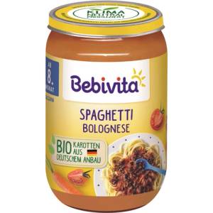 Bebivita Био Пюре Спагети Болонезе 220 гр. - 8+ месеца