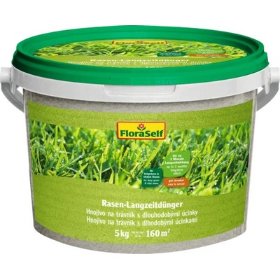 FloraSelf Trávníkové hnojivo dlouhodobé 5 kg