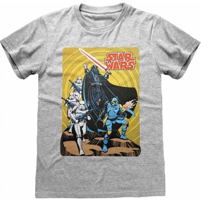 Heroes tričko Star Wars Vader Retro Poster