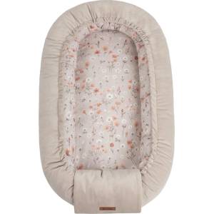 Sensillo Бебешко гнездо Sensillo - Полски цветя, 80 х 45 cm, бежово (SILLO-228891)