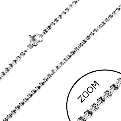 Šperky eshop Řetízek z nerezavějící oceli lesklý had Y37.2