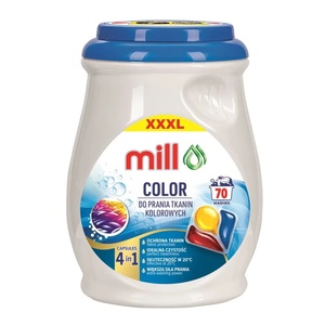 Madonis MILL PROFESSIONAL 3-камерни цветни измиващи капсули 70 бр (MILL PROFESSIONAL Kapsułki 3k)