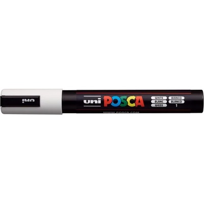 uni Декоративен маркер, 1, 8-2, 5 мм, UNI "Posca PC-5M", бял 286518000 (286518000)