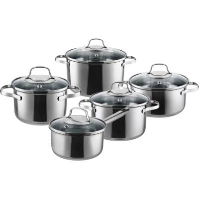 Silvercrest® Súprava hrncov Premium, 5-dielna (so sklenenými pokrievkami) (100409978)