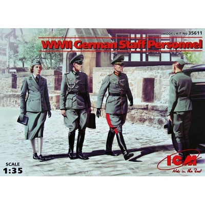 ICM German Staff Personnel 4 figúrky 1:35