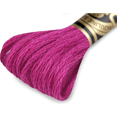 Prima-obchod Vyšívací příze DMC Mouliné Spécial Cotton, barva 917 fuchsiová tm.