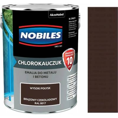 Smalt Nobiles hnědá čokoládová na betonu a kov lesklý 5L
