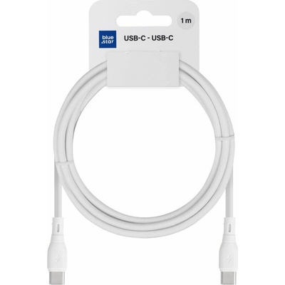 Blue Star PJ73-13-3 USB-C na USB-C 3A 60 W ECO 1m bílý