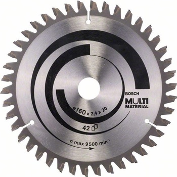 BOSCH Multi Material Pílový kotúč, 160 x 20/16 x 2,4 mm; 42 2608640503