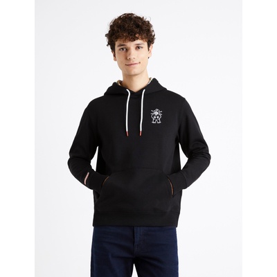 Celio Мъжки черен суитчър с щампа Celio Monopoly Celio | Cheren | МЪЖЕ | XS