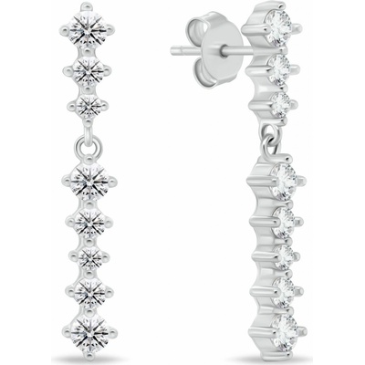 Brilio Silver náušnice EA1101W – Zbozi.Blesk.cz