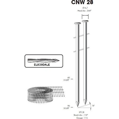 Kroucené hřebíky OMER CNW 28/80 ER hrebik_omer_cnw28_80er