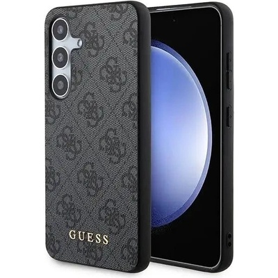 GUESS Кейс Guess 4G Metal Gold Logo за Samsung Galaxy S24, черен (3666339259112)