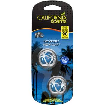 California Scents Mini Diffuser Newport New Car aроматизатор за автомобил 2 x 3 мл