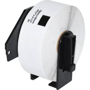 Makki съвместими етикети Brother DK-11201 - Roll Standard Address Labels, 29mmx90mm, 400 labels per roll, Black on White - MK-DK-11201 (MK-DK-11201) - megamag