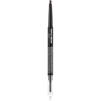 Flormar Triple Brow Pencil молив за вежди 3 в 1 цвят 002 Auburn 0.75 гр