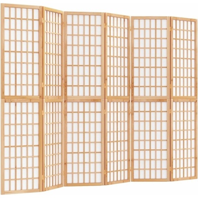 vidaXL Paraván skládací japonský styl 240 × 170 cm 6dílný 352086