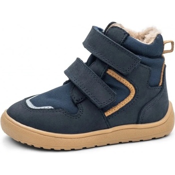 Protetika Gero Denim dětské barefoot zimní boty s membránou modrá