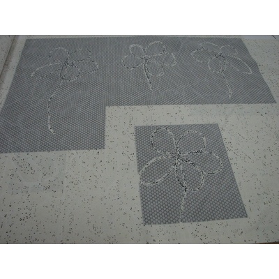 Bavlna motív maslová-kvet š.150cm