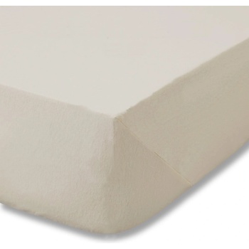 Catherine Lansfield Бежов еластичен фланелен чаршаф 150x200 cm Brushed - Catherine Lansfield (BD/57738/W/KFD/CR)