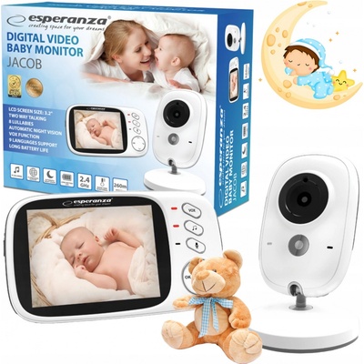 Esperanza 2.0" LCD Gregorio EHM001 elektronická chůvička s kamerou – Zboží Dáma