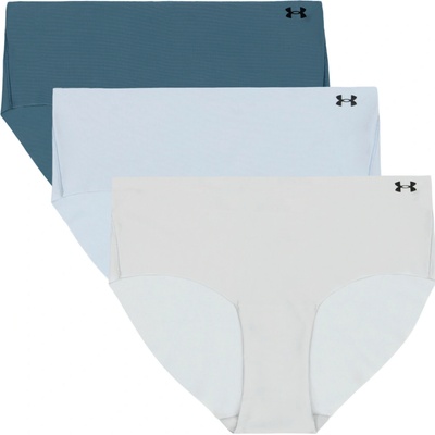 Under Armour Dámske nohavičky PS Hipster Solid 3Pack Blue