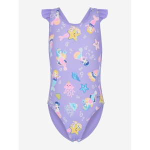 JOSS Цял бански Little Girls All-Over Printed