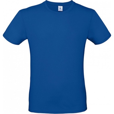 B&C Základní pánské bavlněné tričko BC modrá královská