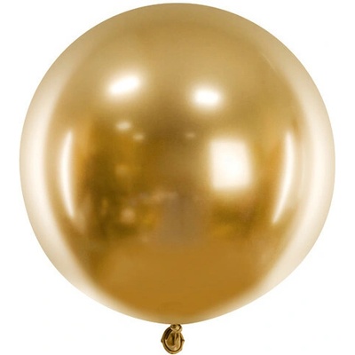 PARTYDECO Latexový balónek zlatý lesklý 60 cm