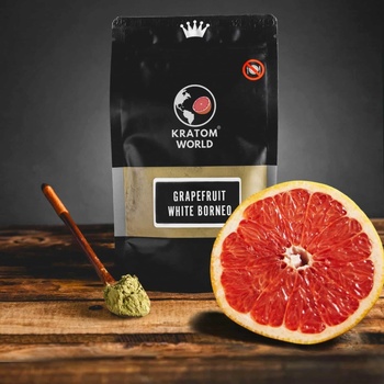 Kratom World Ovocný GREP White Borneo 200 g
