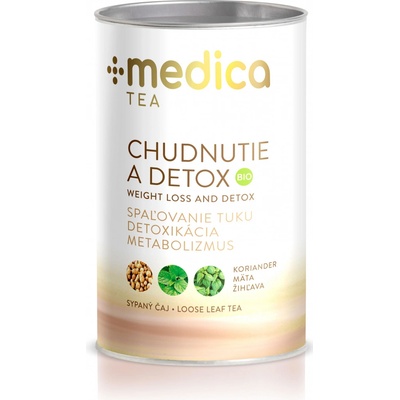 Medica BIO Chudnutie a detox bylinný sypaný čaj 60 g