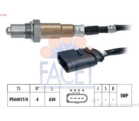 Lambda sonda FACET 10.7585