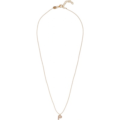 Alisia Pozlátený náhrdelník so Swarovski perličkami "P" AL4258.01.916