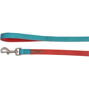 Image 1 of Camon Double Premium Red-Teal повод за куче