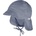 maximo Шапка с козирка maximo Baby's Peak Cap with Tie + Muslin Neck Protector Cap - Flint Stone - размер 39 cm (904-6332-0411)