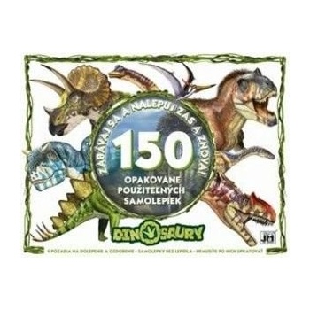 Zabávaj sa a nalepuj zas a znova! Dinosaury
