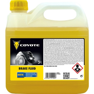 Coyote Brzdová kvapalina DOT 4 3 l